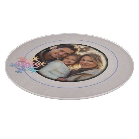 Einfache Schneeflocke Schneidebrett (Ecke)