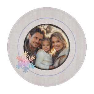 Einfache Schneeflocke Schneidebrett