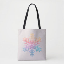 Einfache Schneeflocke Tasche