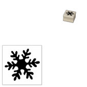 Einfache Schneeflocke Weihnachtsfeiertag Gummistempel (Stempel)