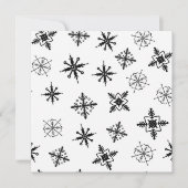 Einfache Schneeflocken Weihnachten (Vorderseite)