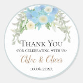 Einfache Schnürpfeife Runder Aufkleber (Vorderseite)