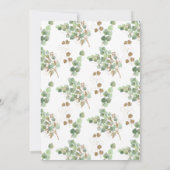 Einfache, schöne Christliche Einladung zur Hochzei (Rückseite)