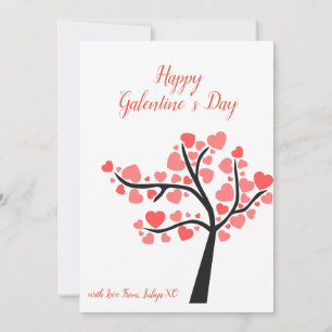 Einfache schöne Galentine's Day-Feiertagskarte Feiertagskarte