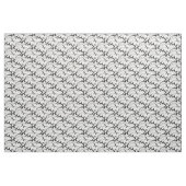 Einfache, schöne Schwarz-Weiß-Scroll Stoff (Yard (91,4 cm))