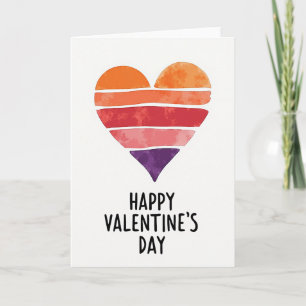Einfache schöne Valentinstagskarte Karte