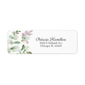 Einfache Schöne Wasserfarbe Eukalyptus Grüne (Vorne)