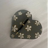 Einfache Schönheit Grau und Weiß Vergessen Sie mir Notizblock