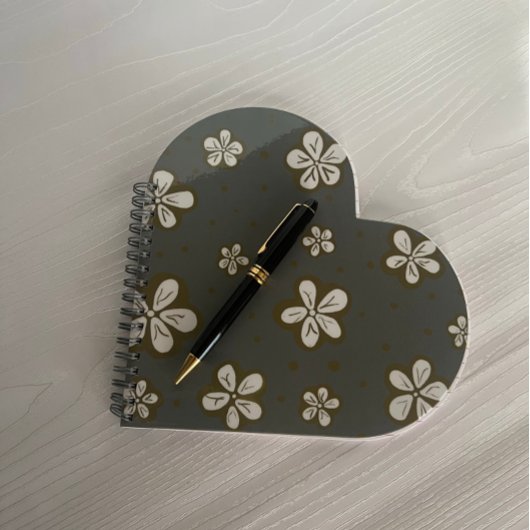 Einfache Schönheit Grau und Weiß Vergessen Sie mir Notizblock