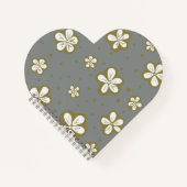 Einfache Schönheit Grau und Weiß Vergessen Sie mir Notizblock (Vorderseite)