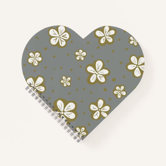 Einfache Schönheit Grau und Weiß Vergessen Sie mir Notizblock (Vorderseite)