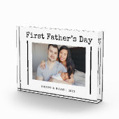 Einfache Schreibmaschine | Foto des Ersten Vaters (Rechts)