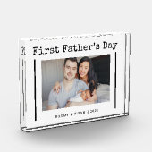 Einfache Schreibmaschine | Foto des Ersten Vaters (Links)