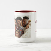 Einfache Schreibmaschine | Frohe Weihnachts-Foto-T Tasse (Zentrum)