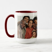 Einfache Schreibmaschine | Frohe Weihnachts-Foto-T Tasse (Links)