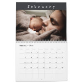Einfache Schreibmaschine Minimalistisch Modernes F Kalender (Feb 2026)
