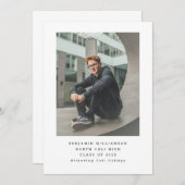 Einfache Schreibmaschine Moderner Abschluss für Fo Ankündigung (Vorne/Hinten)