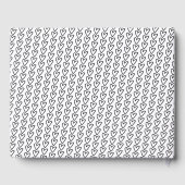 Einfache Schreibmaschinenschrift Typograph Persona Gästebuch (Rückseite)