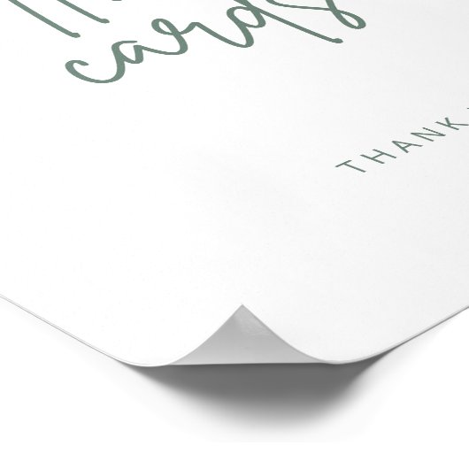 Einfache Schreibtischdekoration Poster (Ecke)