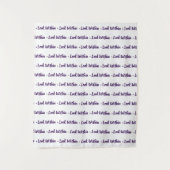 Einfache Schritt- und Wiederholungsüberprüfung inn Wandteppich (Vorderseite)