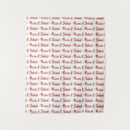 Einfache Schritte und Wiederholen des Banners für  Wandteppich