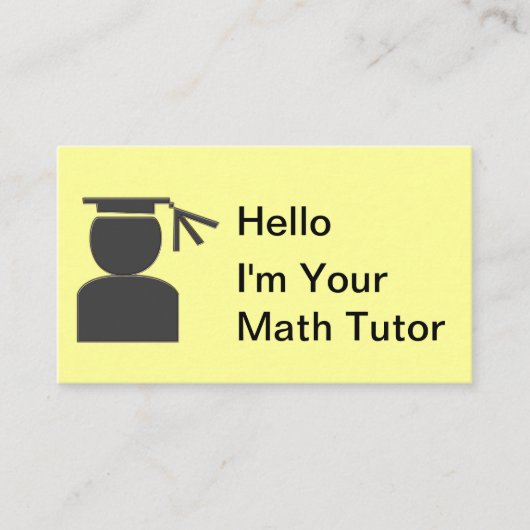 Einfache Schulung von Visitenkarten Visitenkarte (Vorderseite)