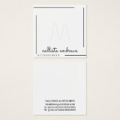 Einfache Schwarz-Bänder-Script-Ring-Anzeige (Vorne & Hinten)