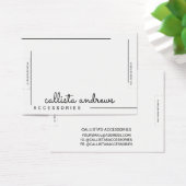 Einfache Schwarz-Border-Script-Anzeige (Schreibtisch)