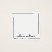 Einfache Schwarz-Border-Script-Tastatur (Vorderseite)