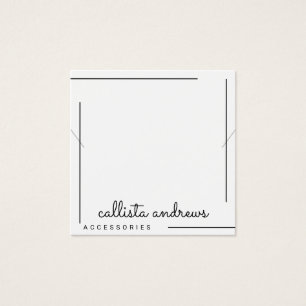 Einfache Schwarz-Border-Script-Tastatur