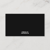 Einfache Schwarz-Braun-Pferde-Foto Pferde Gecoacht Visitenkarte (Rückseite)