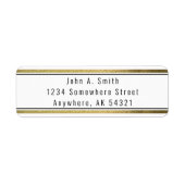 Einfache Schwarz-Gold-Folie (Vorne)