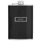 Einfache Schwarz mit Lilacs Striped Trim Trauzeuge