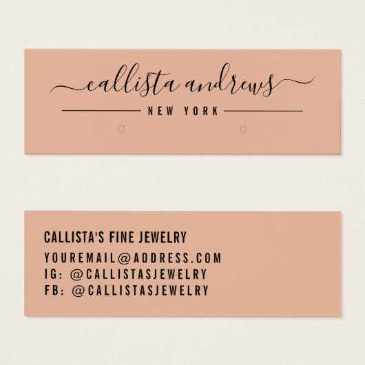 Einfache Schwarz-Orange-Script-Erd-Grafikkarte (Vorne & Hinten)