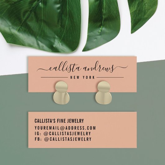 Einfache Schwarz-Orange-Script-Erd-Grafikkarte