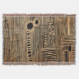 Einfache Schwarz und Beige Japandi Decke