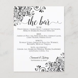 Einfache Schwarz-Weiß-Bar