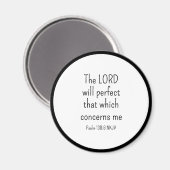 Einfache Schwarz-Weiß-Glaube an die Bibel Magnet (Vorderseite/Rückseite)