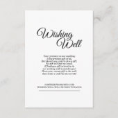 Einfache Schwarz-Weiß-Kalligraphie wünscht sich gu Begleitkarte (Vorderseite)