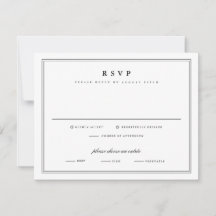 Einfache Schwarz-Weiß-Klassik-Hochzeit