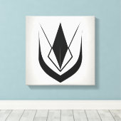 Einfache Schwarz-Weiß-Kunst, stilvoll Leinwanddruck (Insitu (Holzboden))