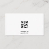 Einfache Schwarz-Weiß-Labrador Kunst, Dichtung und Visitenkarte (Rückseite)