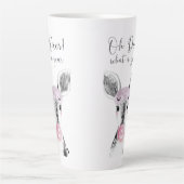 Einfache Schwarz-Weiß-Ohren, was für ein Jahr Zita Milchtasse (Vorderseite)