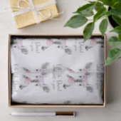 Einfache Schwarz-Weiß-Ohren, was für ein Jahr Zita Seidenpapier (Geschenk)