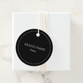 Einfache Schwarz-Weiß-Preismarken Geschenkanhänger (Beispiel)