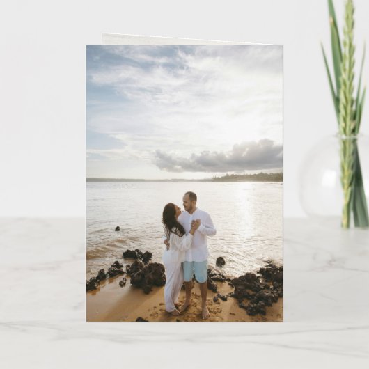 Einfache Schwarz-Weiß QR Code Elegante Hochzeit Einladung (Rückseite)