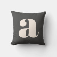 Einfache Schwarz-Weiß-Retro-Monogramm