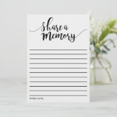 Einfache Schwarz/Weiß-Speicherkarte freigeben Hinweiskarte (Stehend Vorderseite)