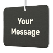 Einfache Schwarz-Weiß-Vorlage für die Meldung Autolufterfrischer (Links)