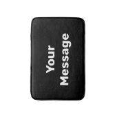 Einfache Schwarz-Weiß-Vorlage für die Meldung Badematte (Vorderseite Vertikal)